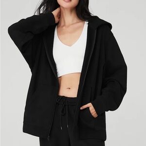 ALO Renown Heavy Weight Full Zip Hoodie